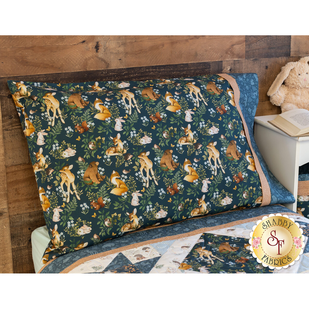 Magic Pillowcase Kit Little Forest Standard Size Shabby Fabrics