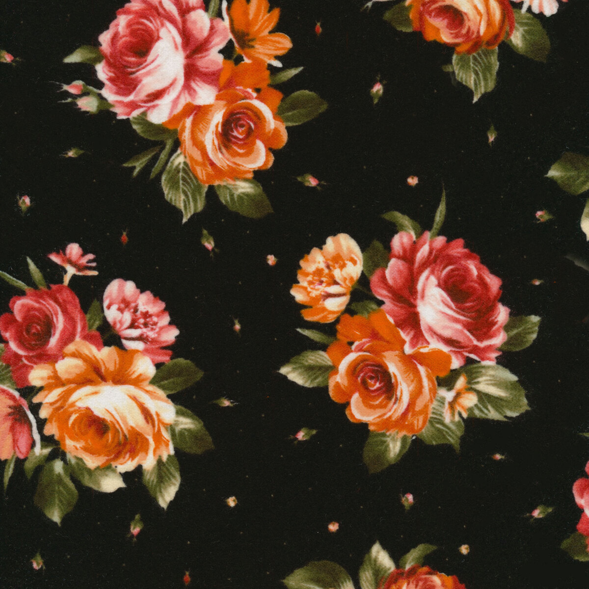 Harvest Rose Flannel MASF10631-J Bouquets by Maywood Studio