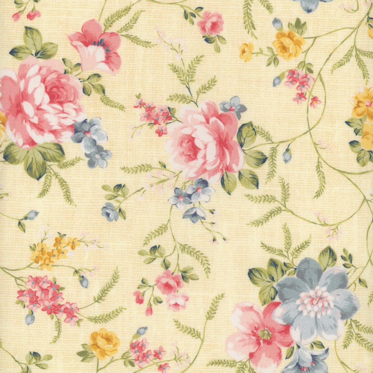 Laurel 53832-3 Cornsilk by Whistler Studios for Windham Fabrics ...