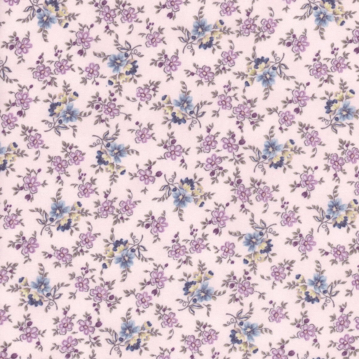 Twilight Garden Flannel 3192F-55 Lilac by Mary Jane Carey for