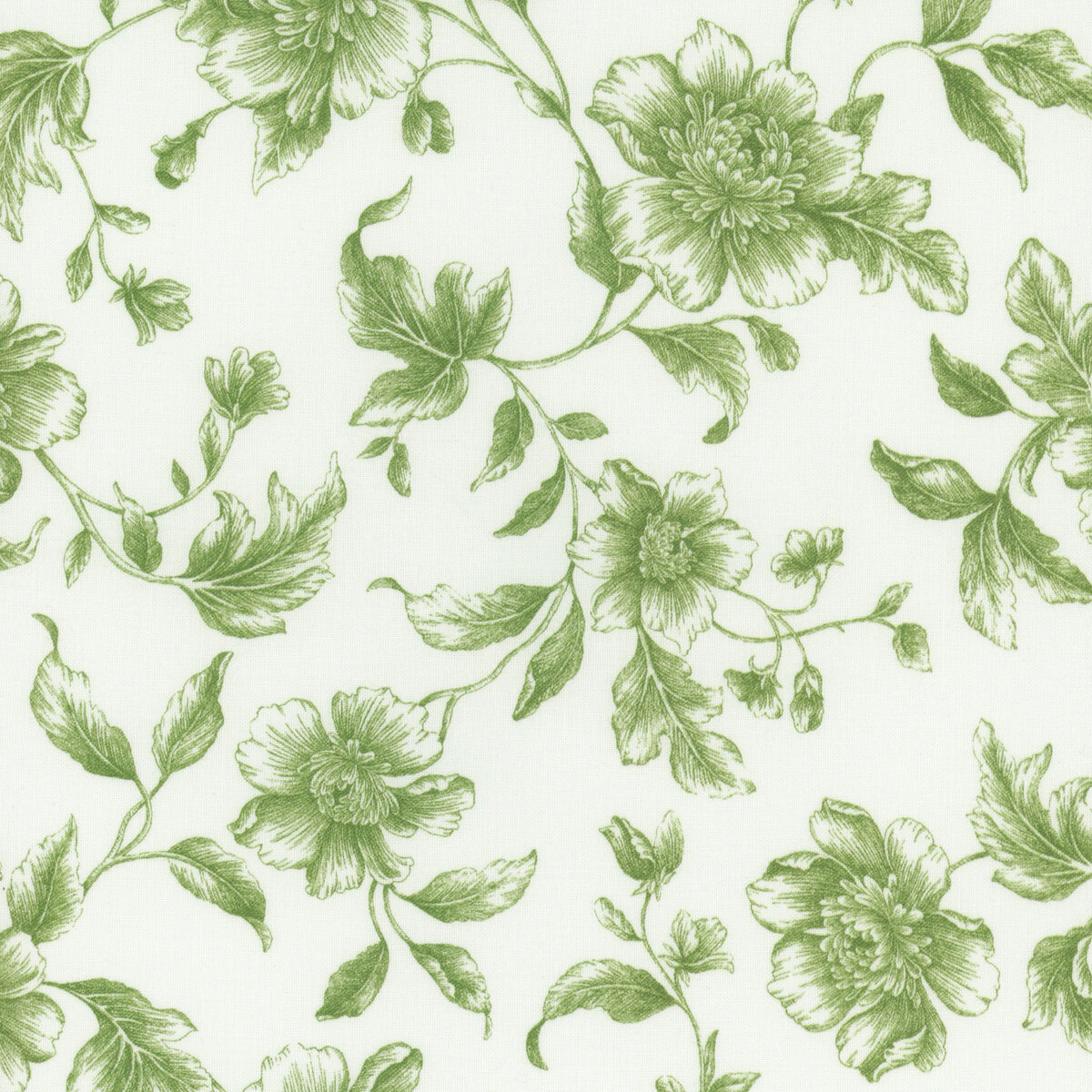 Camille 21946-7 Green by Debbie Beaves from Robert Kaufman | Shabby Fabrics