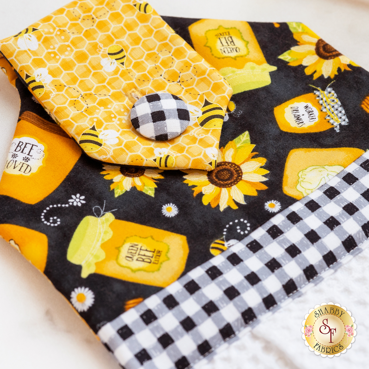 Bee Themed Hanging Dish Towel