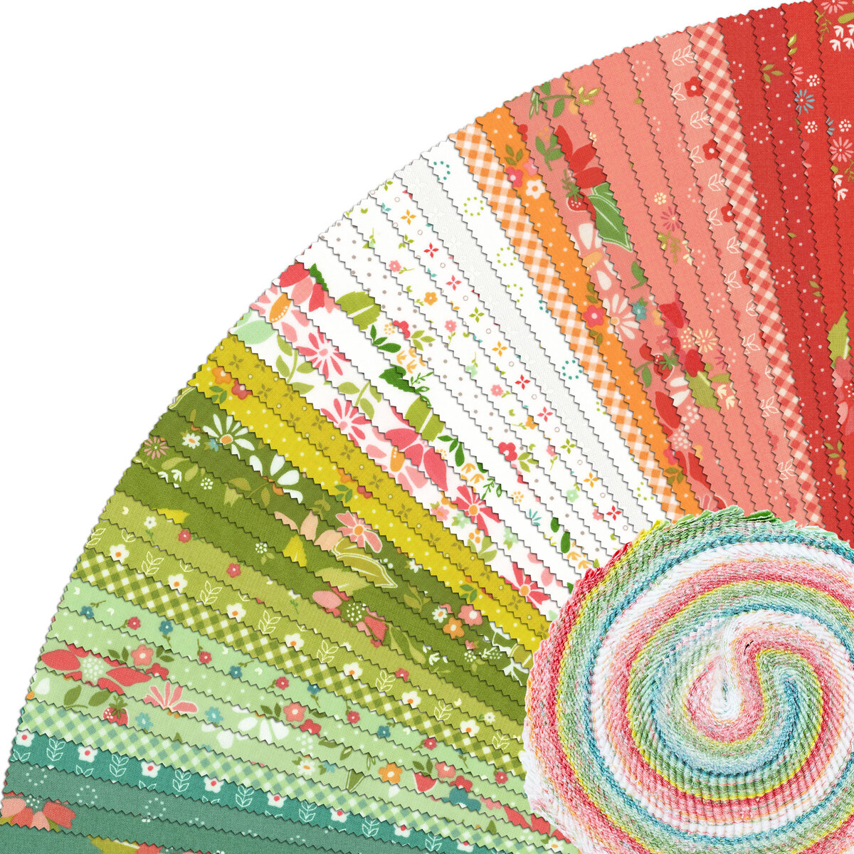 20 Patterns Jelly Roll Fabric, Pre-Cut Jelly Roll Fabric Strips