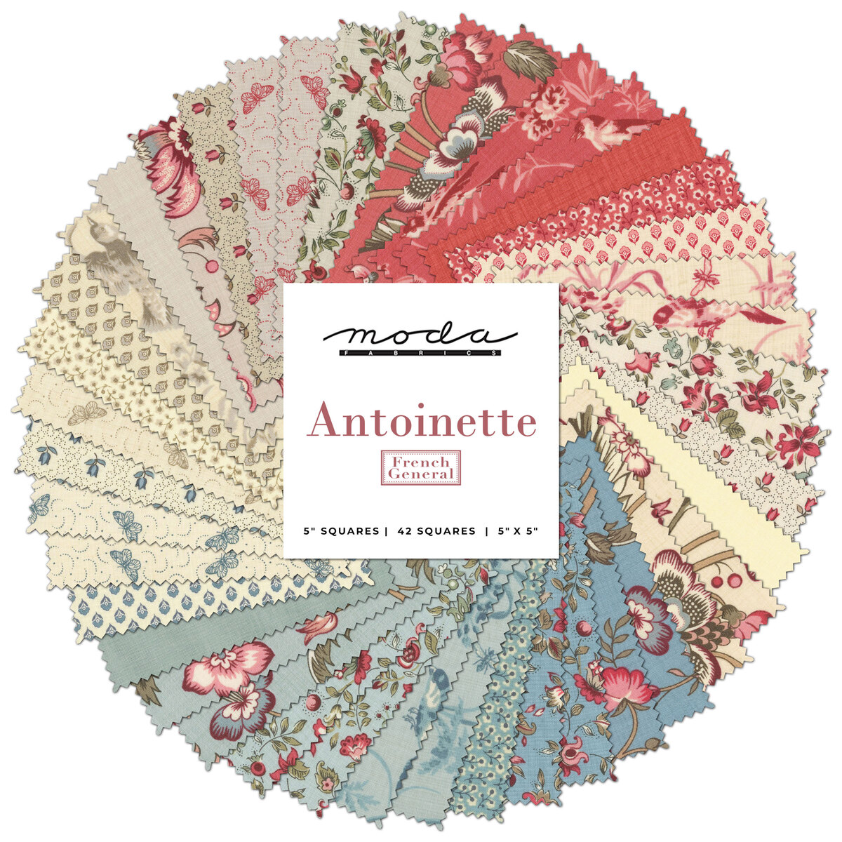 Antoinette 13951-14 French Blue by French General for Moda Fabrics