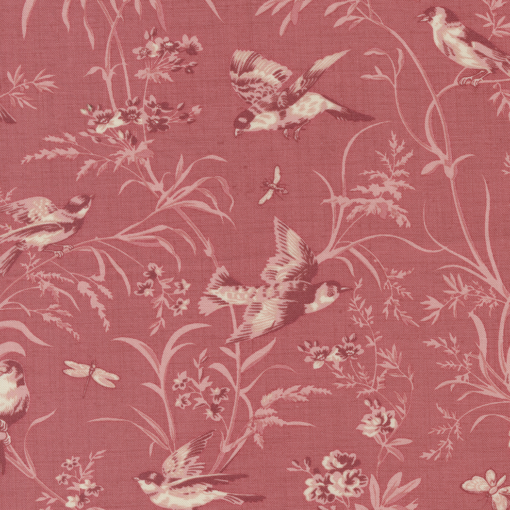 Antoinette 13950-16 Faded Red by French General for Moda Fabrics ...