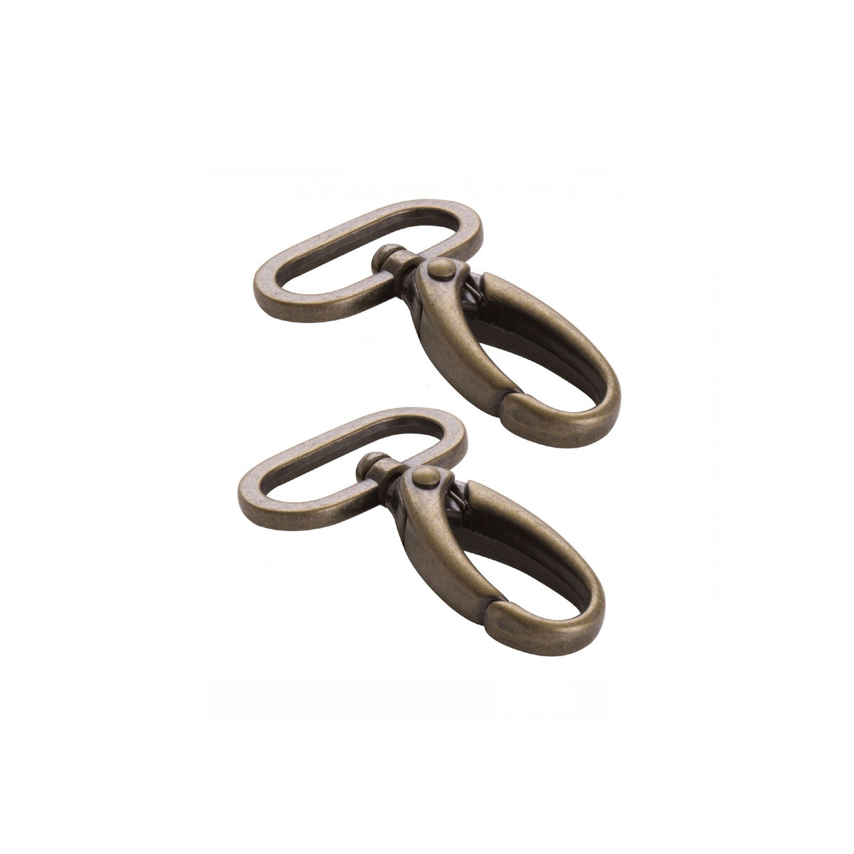 Swivel Hook 1in Antique Brass Set of Two Swivel Hook 1in Antique Brass Set of Two