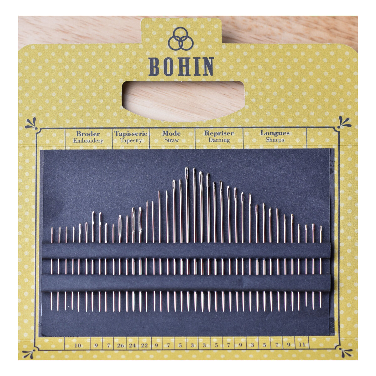  Bohin Applique Needles, Size 9, 15-Pack : Arts, Crafts & Sewing