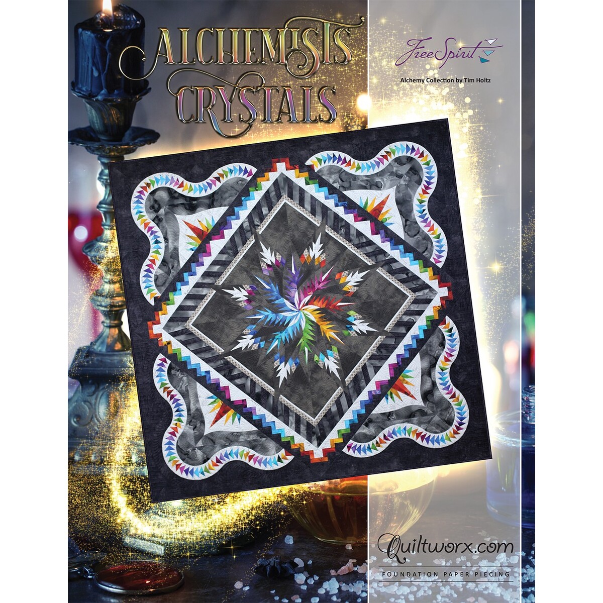 Quiltworx Alchemists Crystals Shabby Fabrics