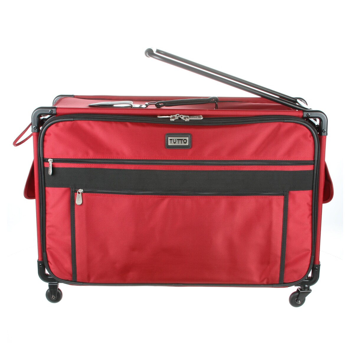 Tutto Medium Sewing Machine Bag On Wheels - Cherry Red