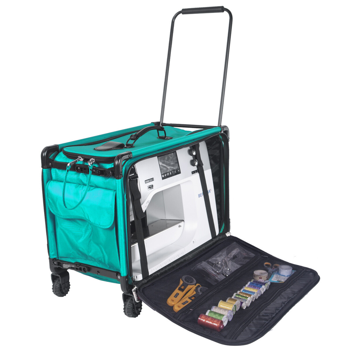 Tutto 2XL Sewing Machine Bag On Wheels - Black