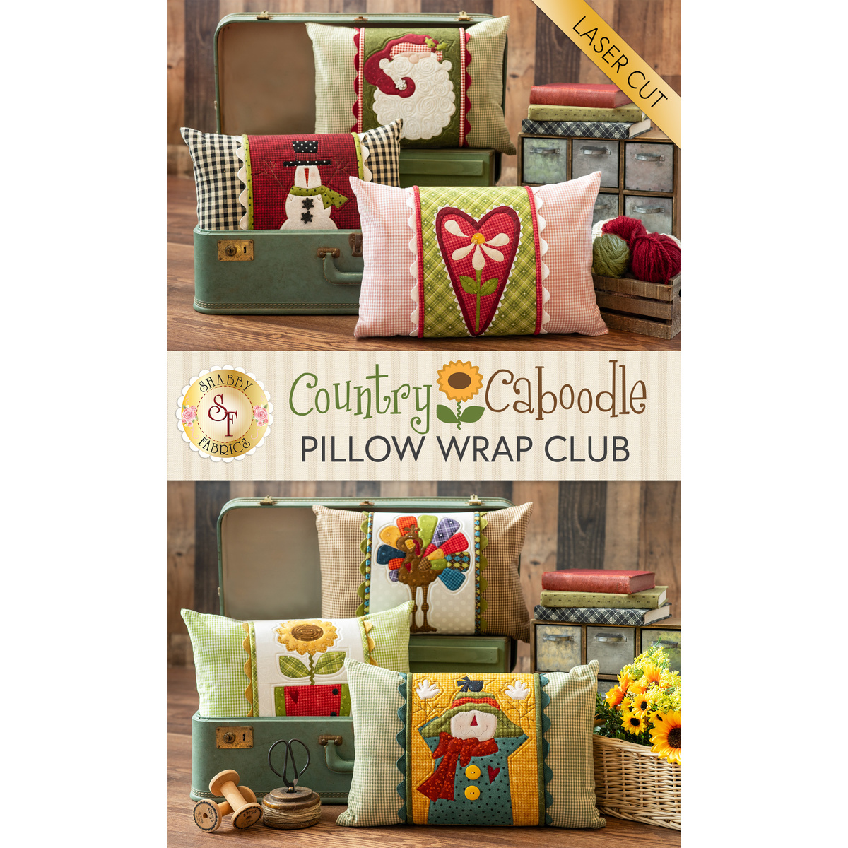Country Caboodle Pillow Club - 15pc Thread Set - RESERVE