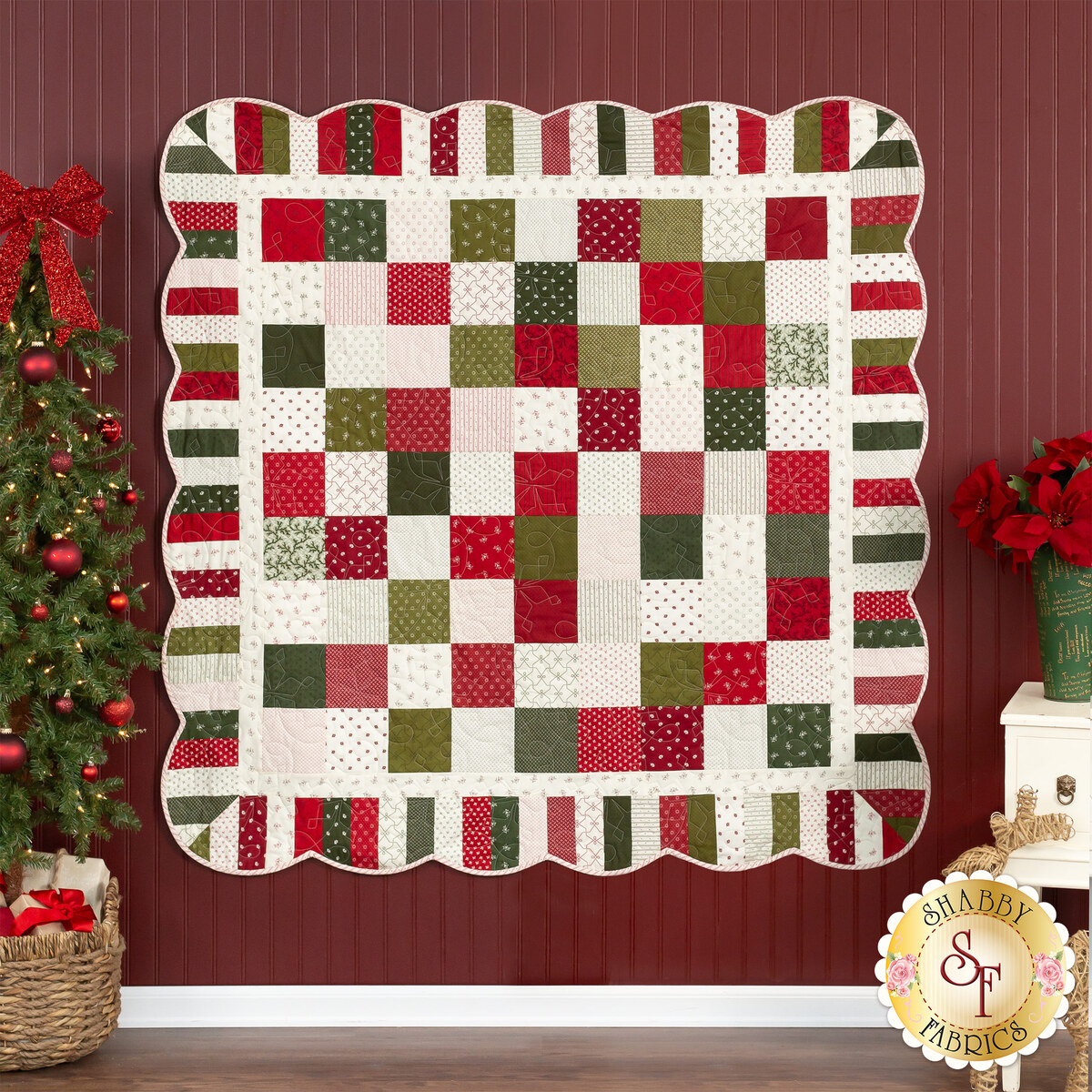 Holiday Charm Quilt Kit - Joyful Gatherings