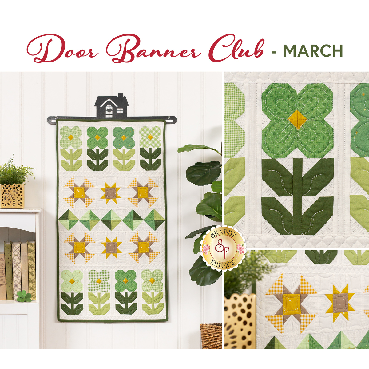 Door Banner/Wall Hanging Kit of the Month Club by Riley Blake