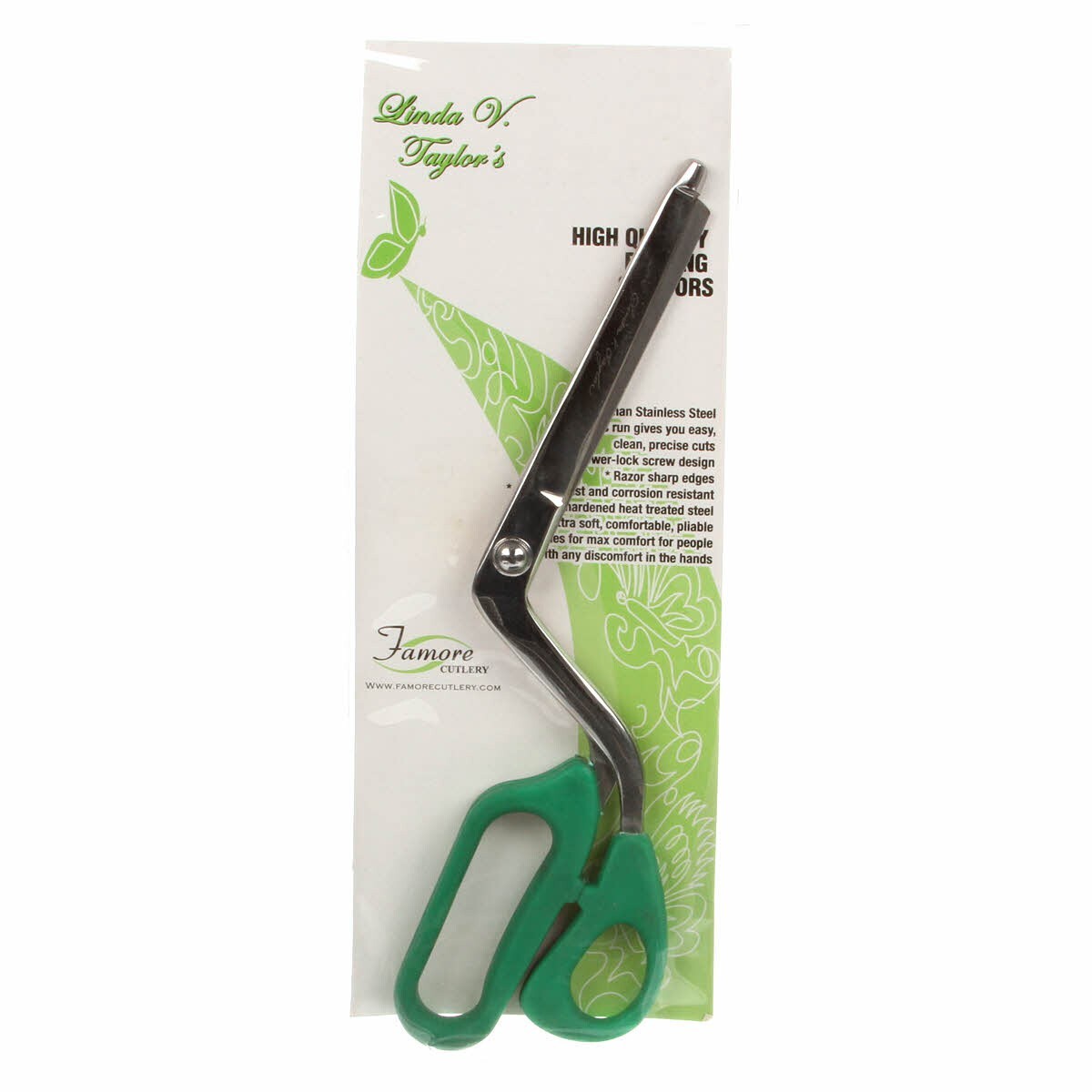 Famore 9 inch Floral Handle Tailor Shears