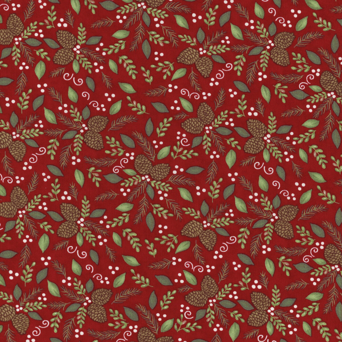 Woodland Winter 56094-13 Cardinal Red by Deb Strain for Moda Woodland Winter 56094-13 Cardinal Red by Deb Strain for Moda