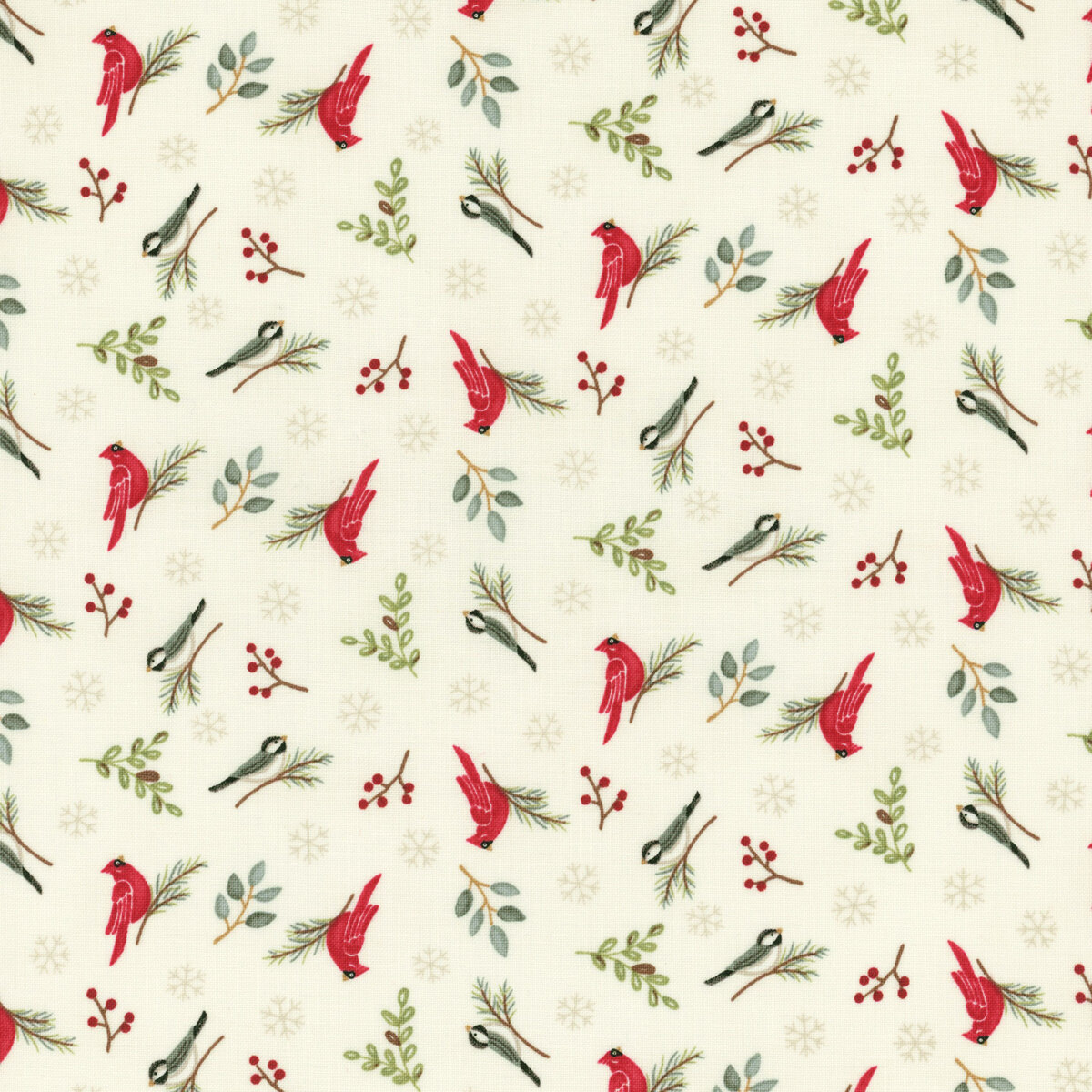 Woodland Winter 56096-11 Snowy White by Deb Strain for Moda Fabrics ...