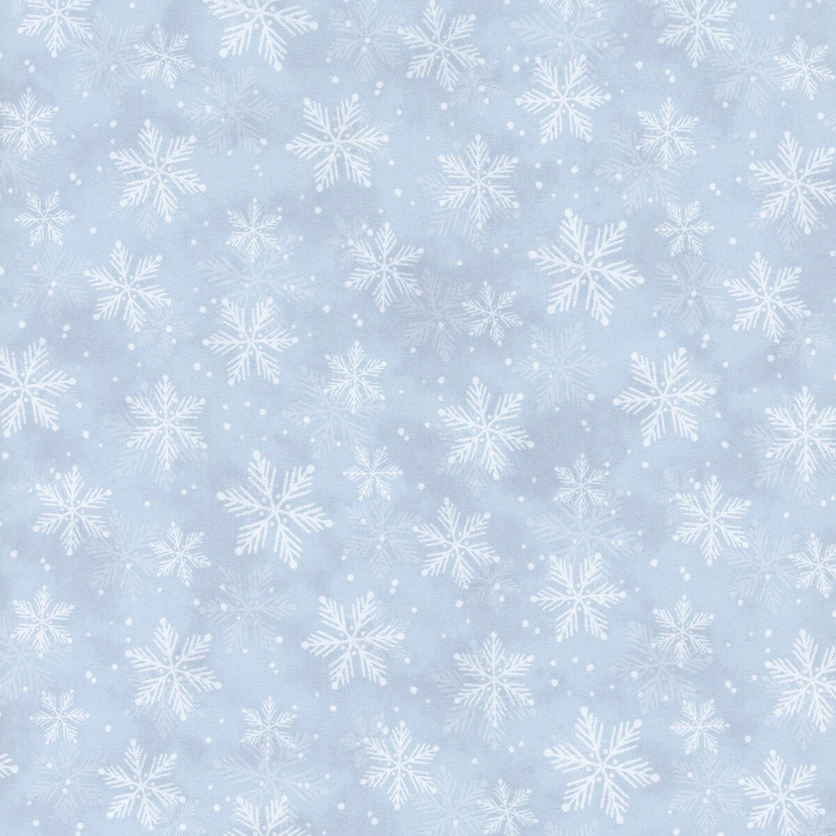 Snow Much Fun Flannel F26988-42 Light Blue Snowflakes by