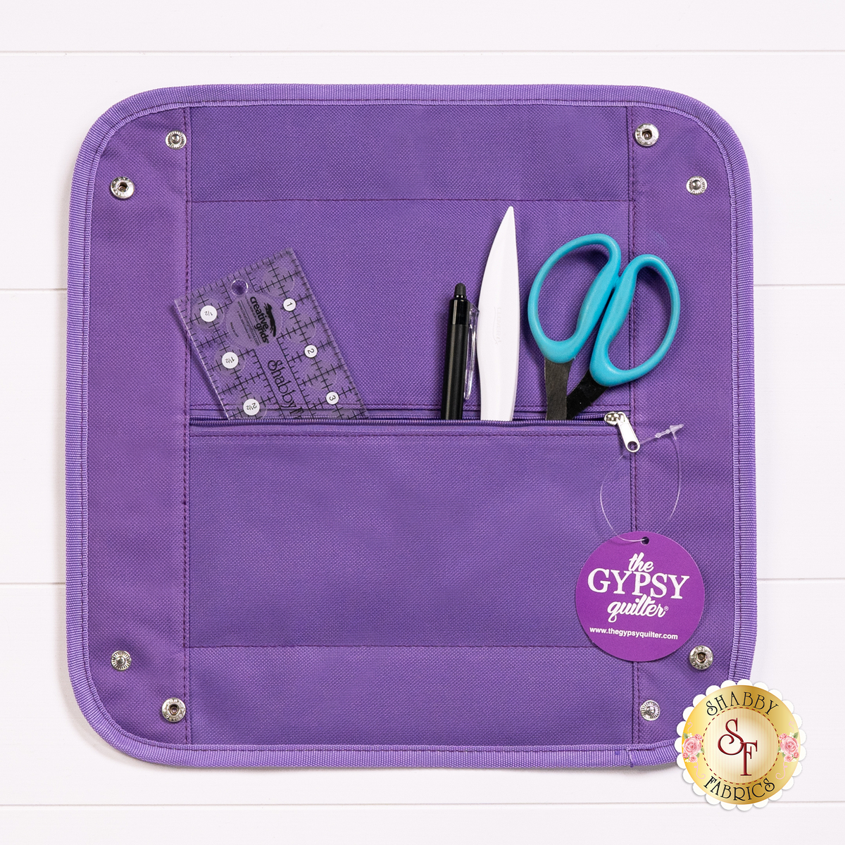 Tote Trivet - Purple by The Gypsy Quilter | Shabby Fabrics