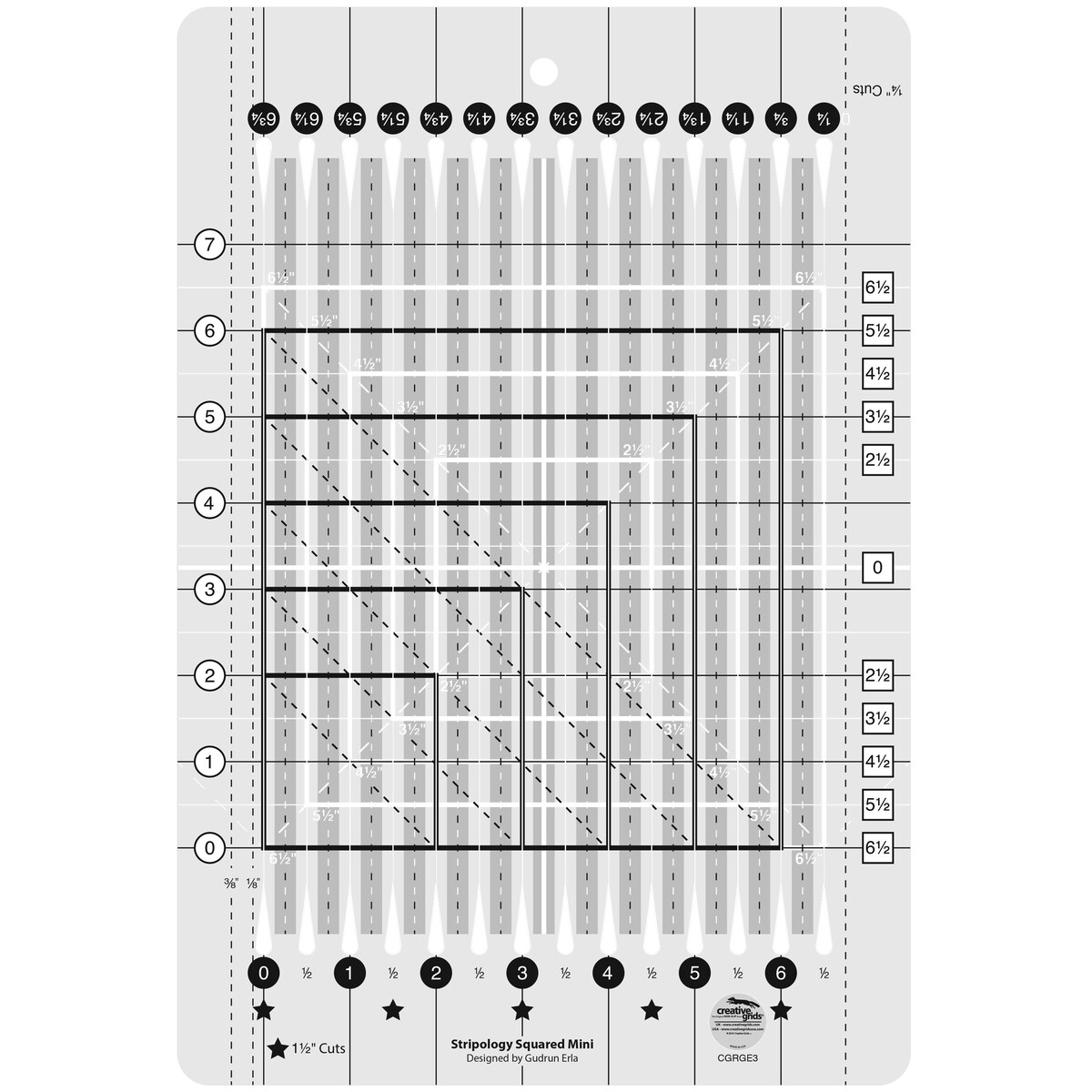 Creative Grids Stripology® Mini Quilt Ruler