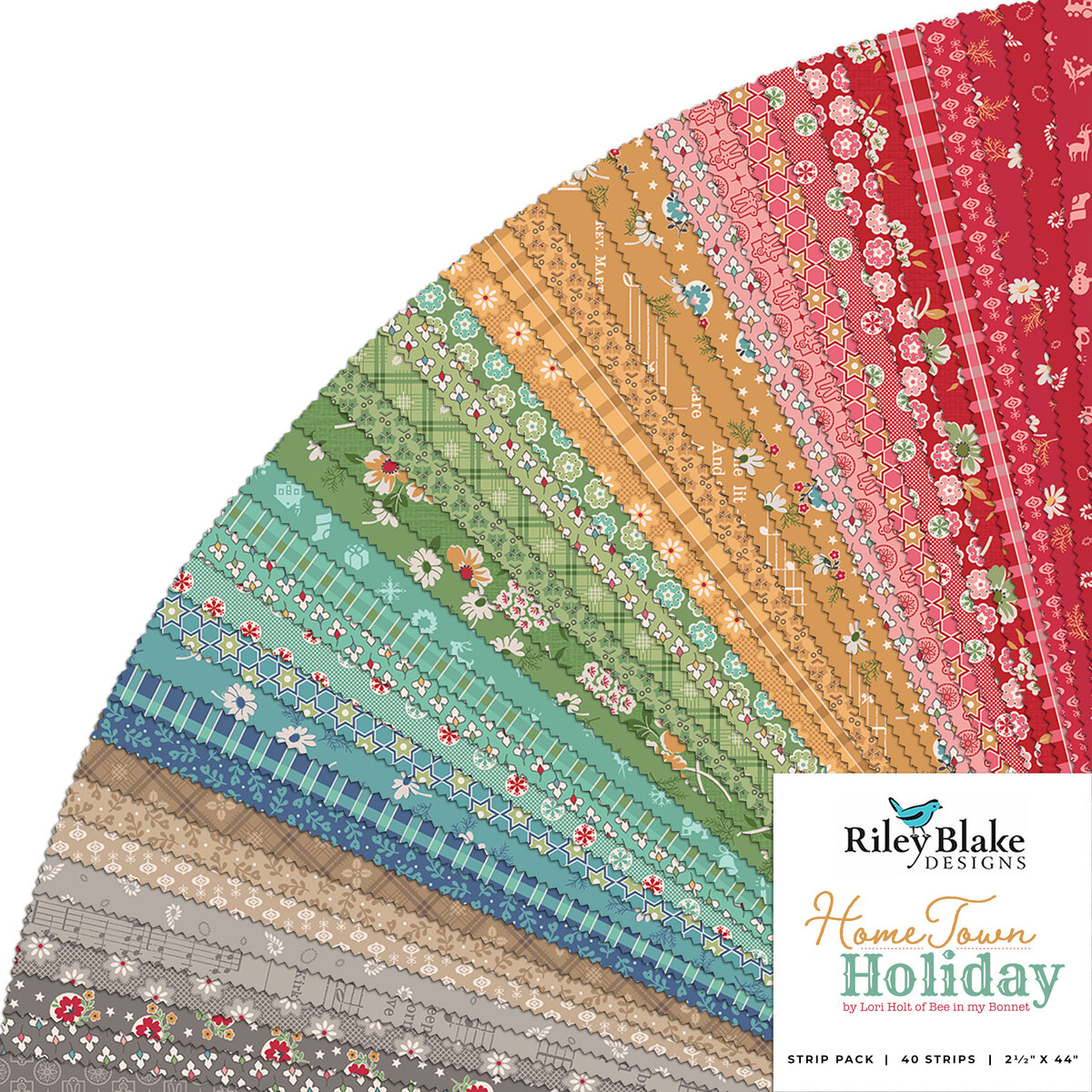 Home Town Holiday Rolie Polie by Lori Holt for Riley Blake Designs ...