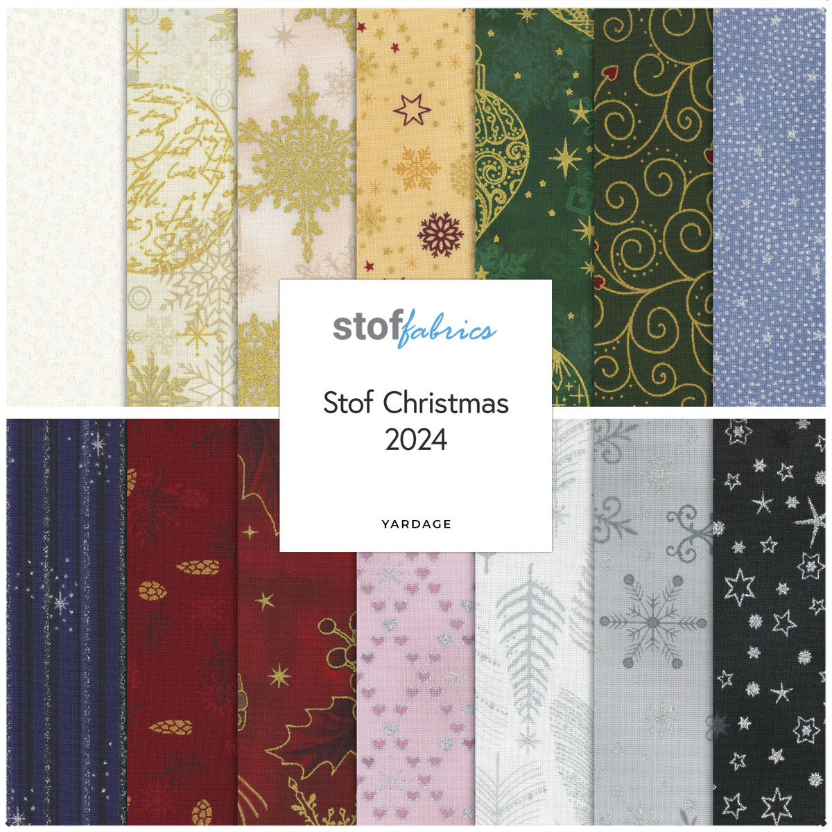 Stof Christmas 2024 Yardage by Stof Fabrics | Shabby Fabrics