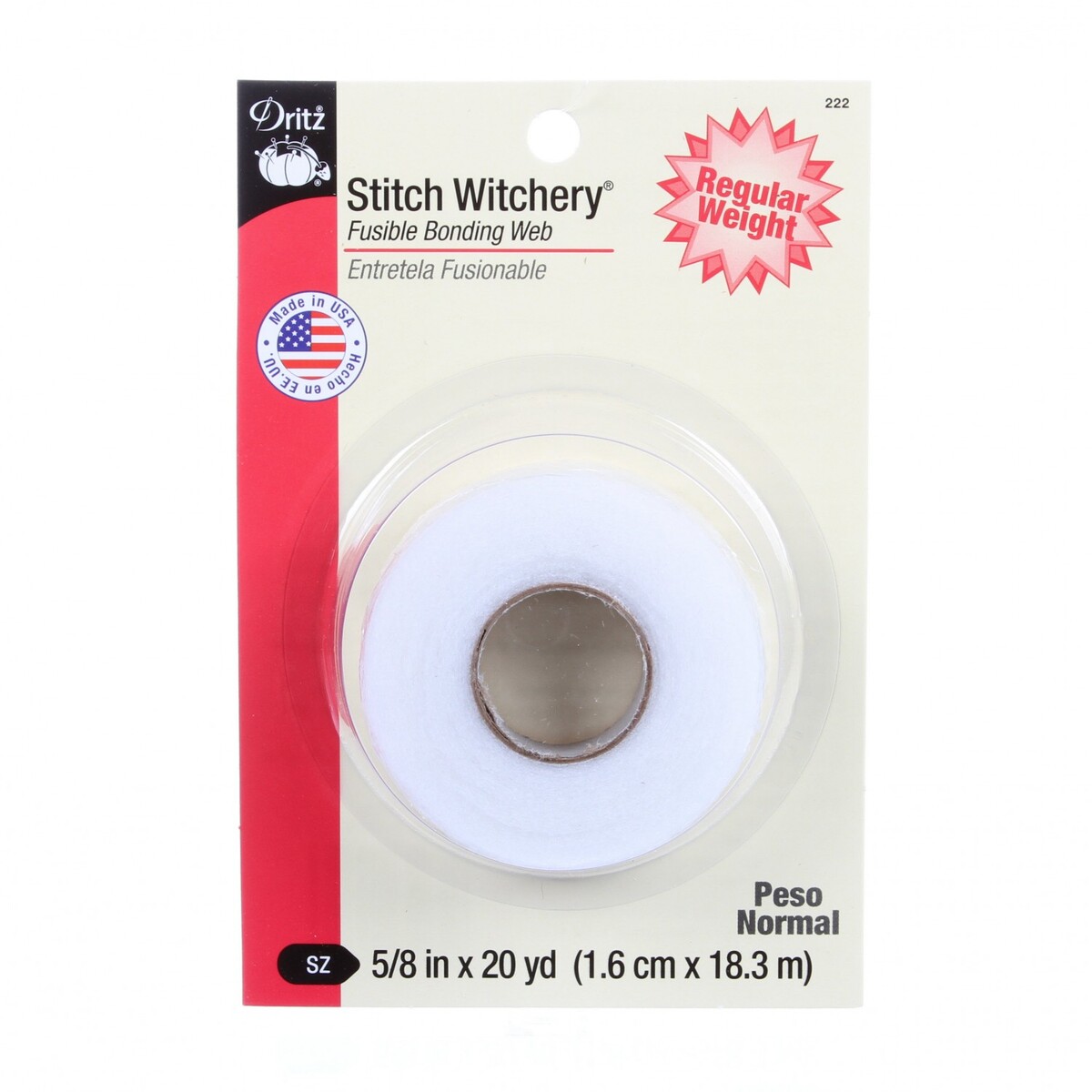 Dritz 5/8 Stitch Witchery Fusible Bonding Web, Regular Weight -  Ireland
