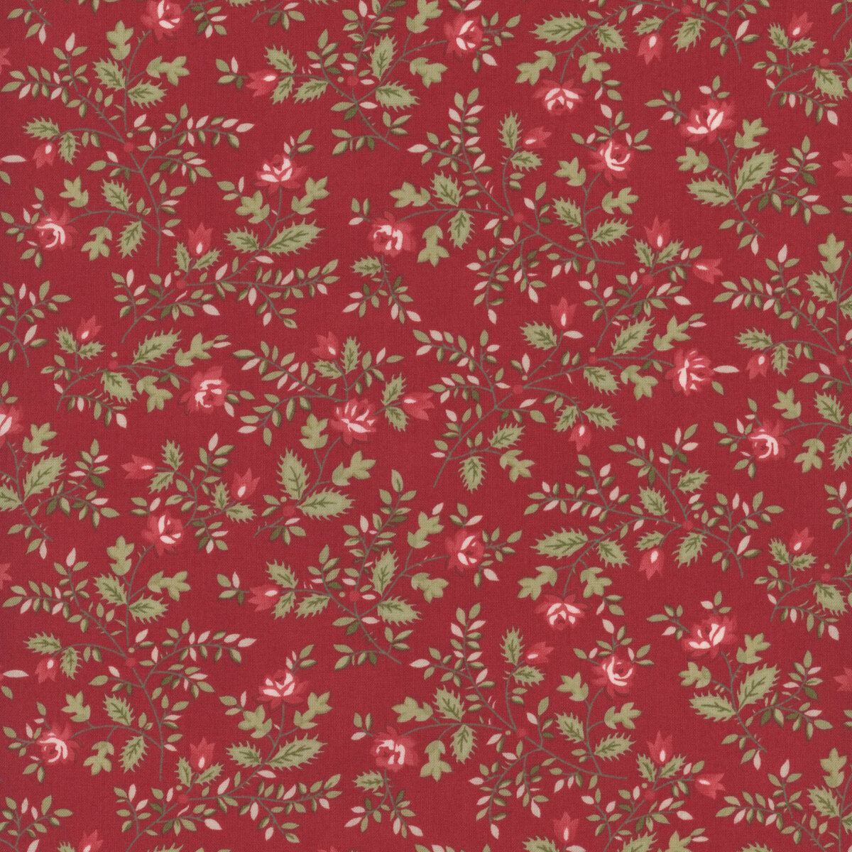 A Christmas Carol 44358-13 Crimson by 3 Sisters for Moda Fabrics ...