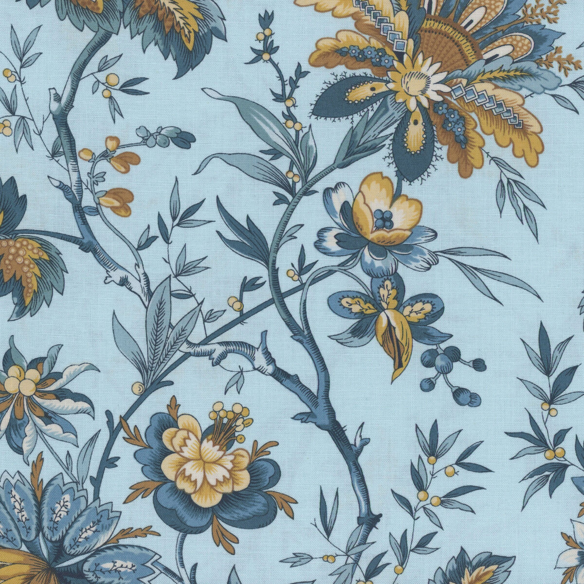 Beach House A-1163-LB Sky Ariel by Edyta Sitar for Andover Fabrics ...