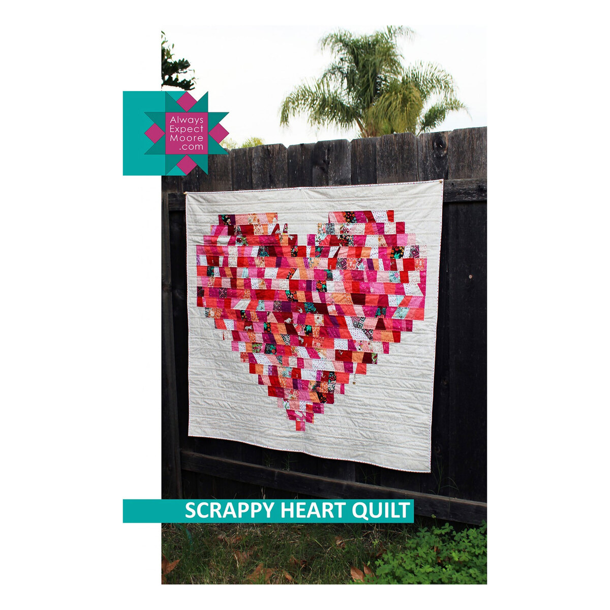 Scrappy Heart Quilt Pattern Shabby Fabrics