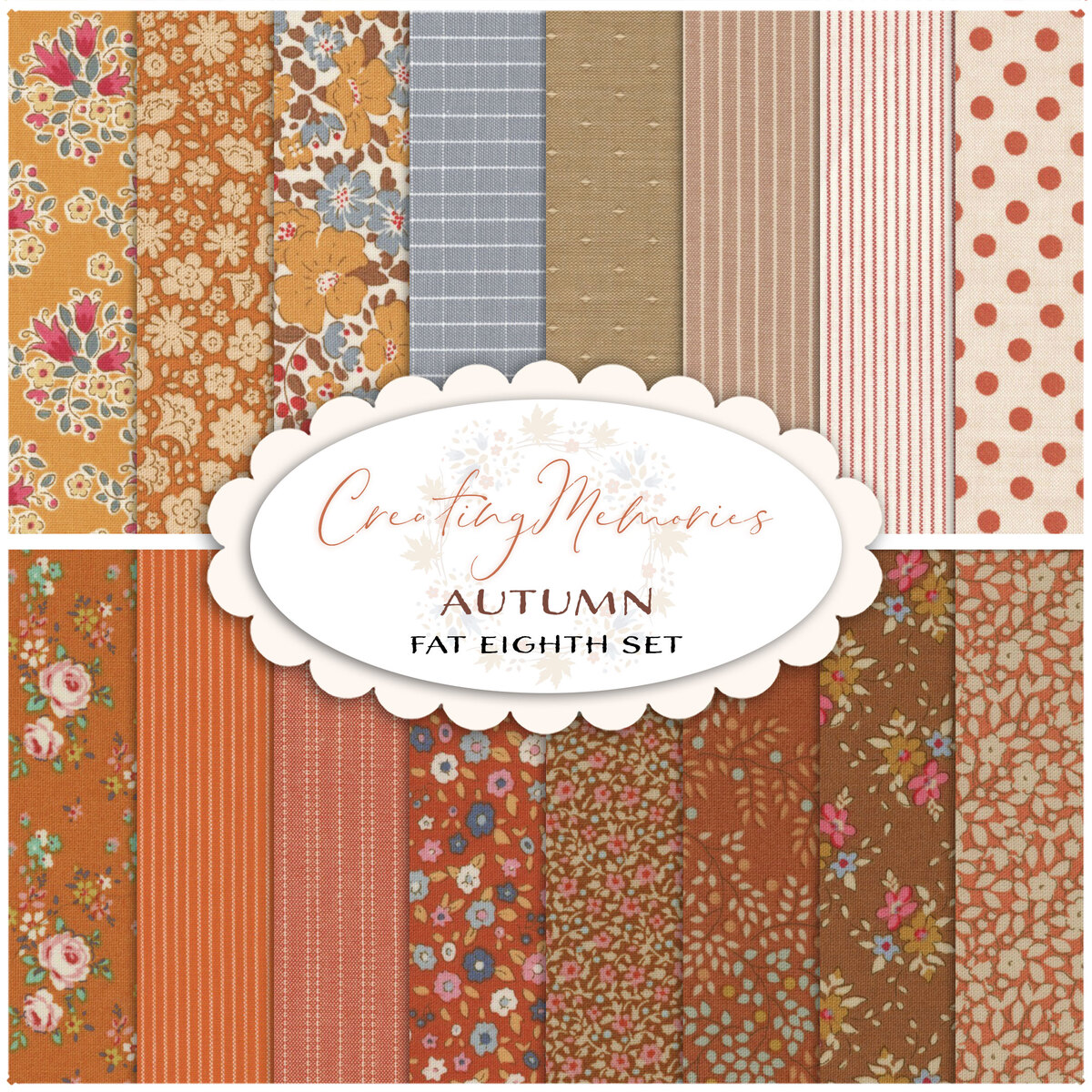Creating Memories 16 Fat Eighth Set - Autumn by Tilda