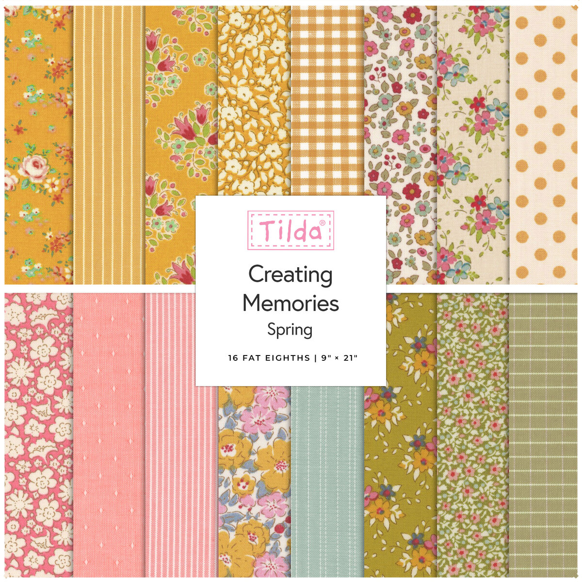 Creating Memories 16 Fat Eighth Set - Spring by Tilda