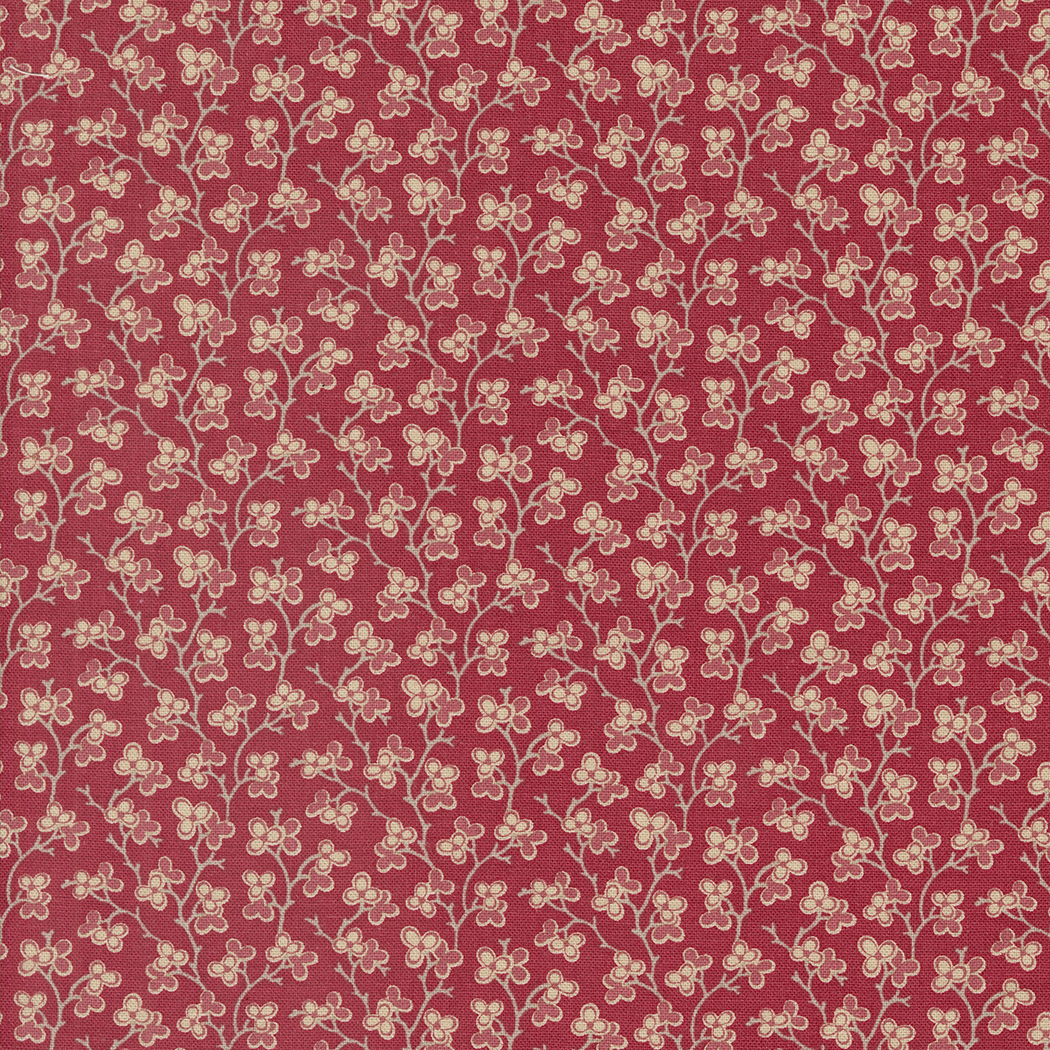 Rouenneries Trois 13966-14 Rouge by French General for Moda Fabrics ...