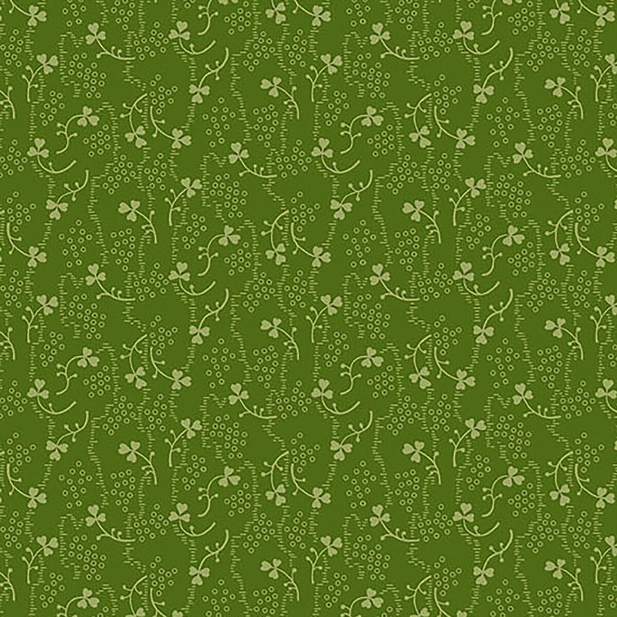 Little Clover A-1249-G Green from Andover Fabrics