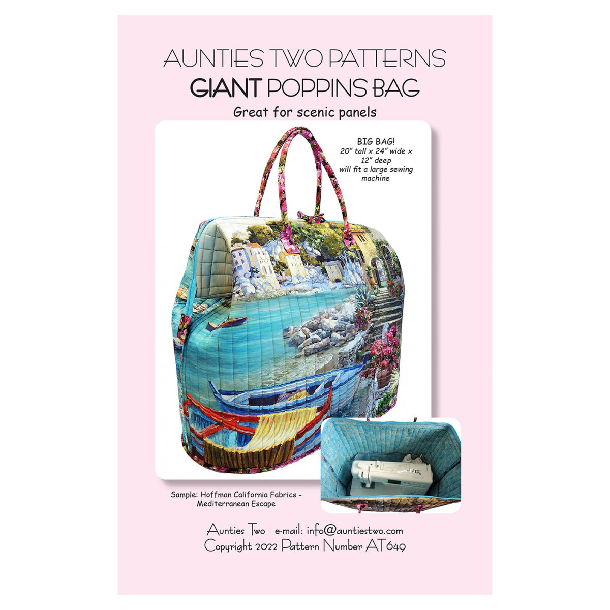Pattern Mary Poppins Tasche Vintage American Flyer Bag “Mary