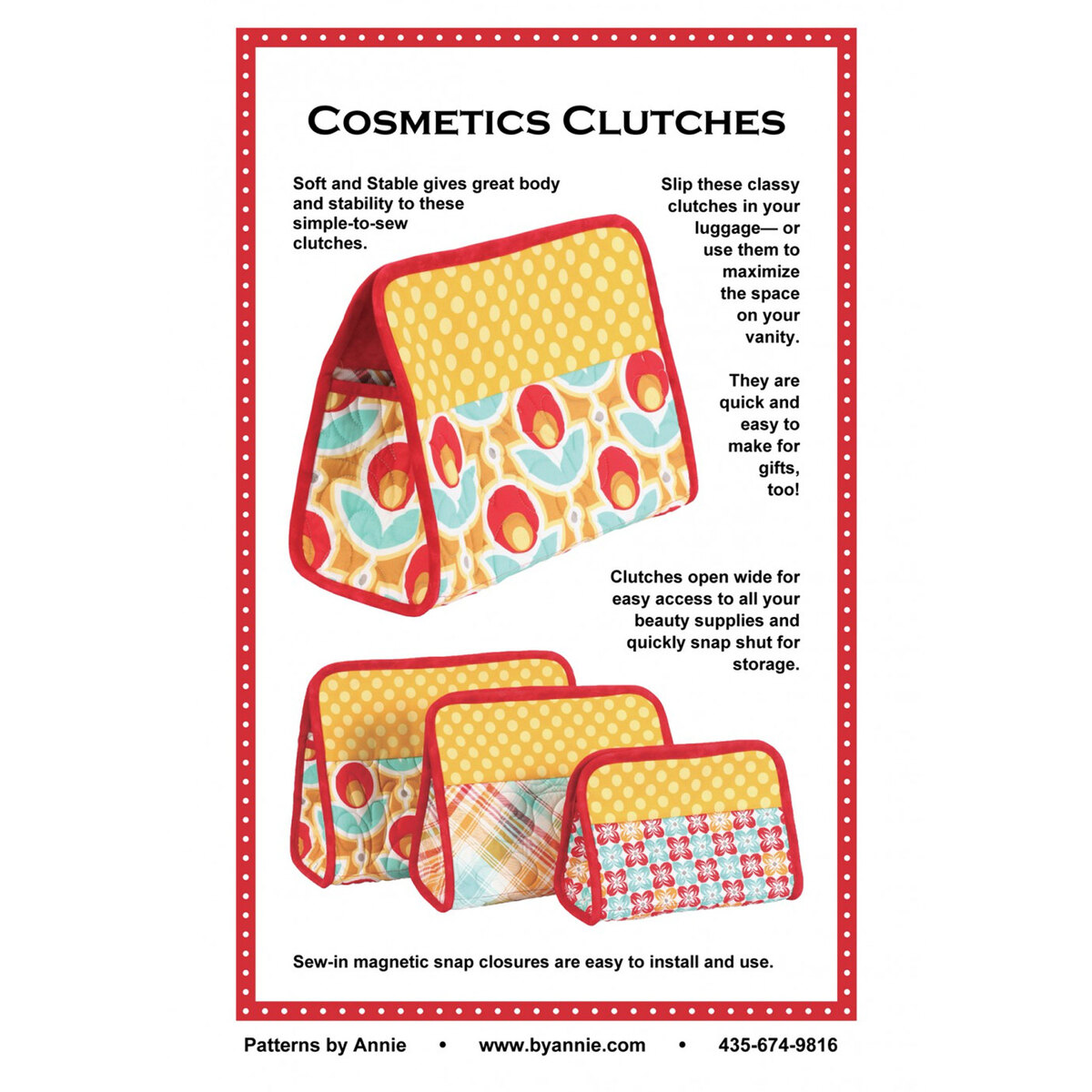 Cosmetics Clutches - by Annie Cosmetics Clutches - by Annie