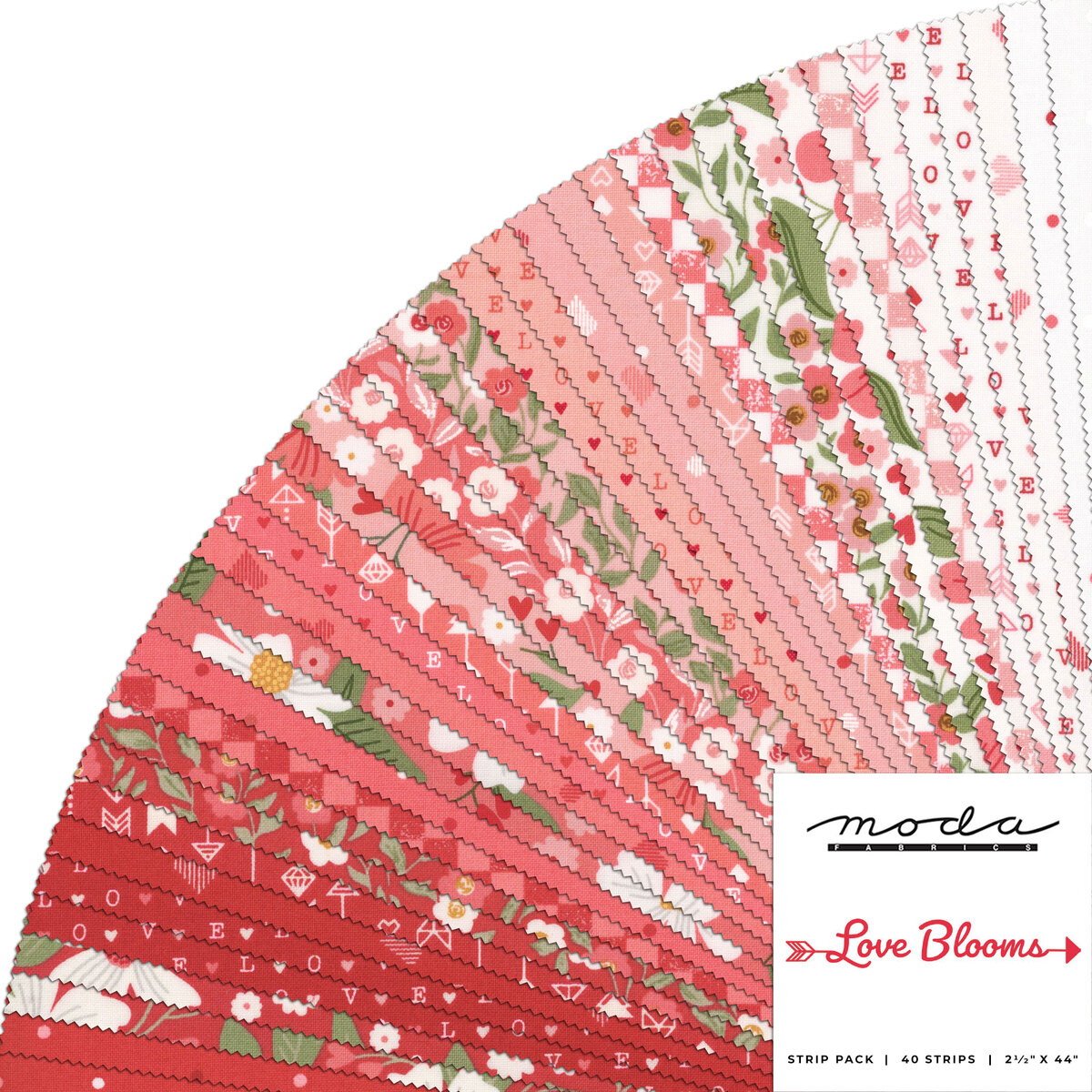 Love Blooms Jelly Roll by Lella Boutique for Moda Fabrics - RESERVE ...