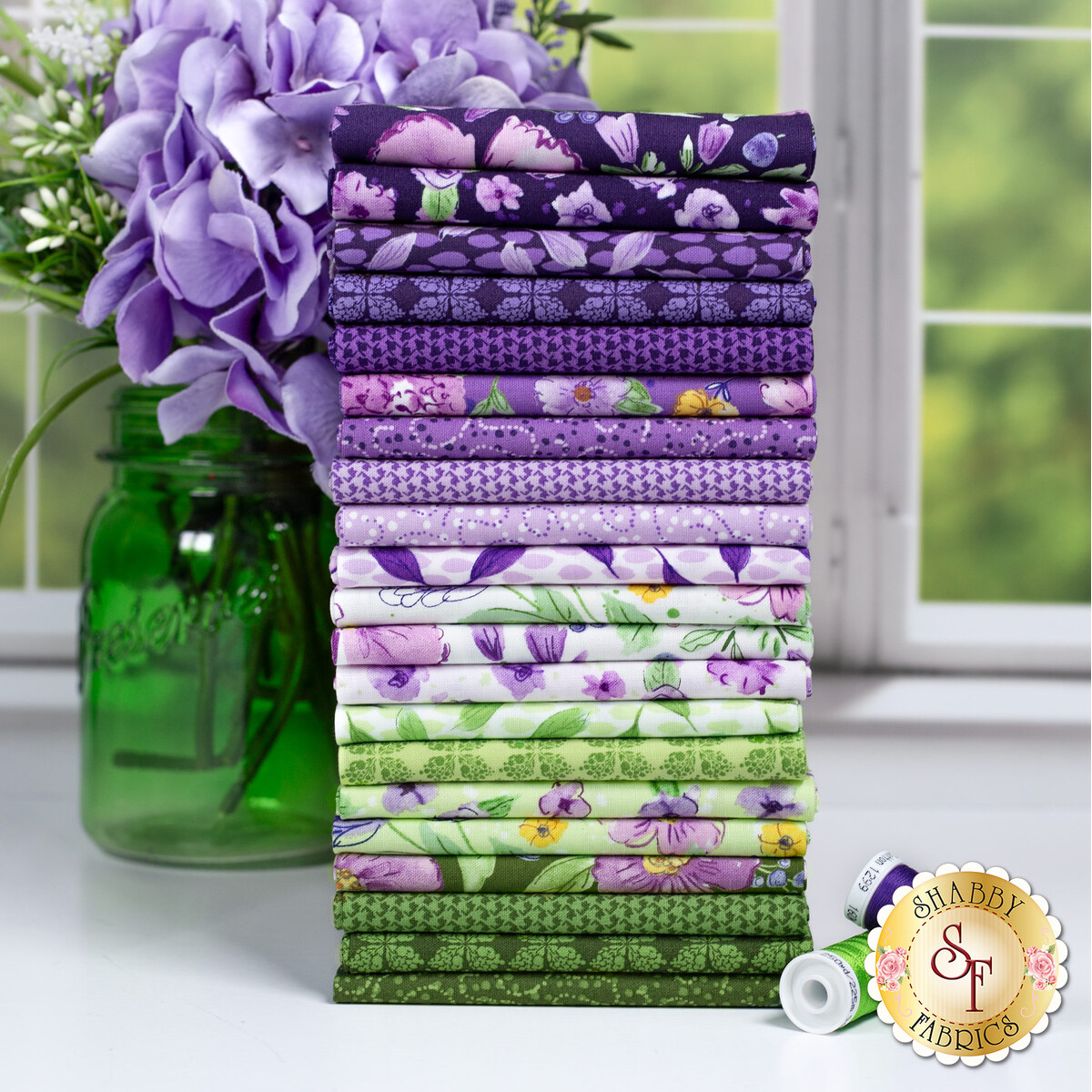 Pillowcase Kit: Tula Floral in Purple Pillowcase Kit: Tula Floral in Purple