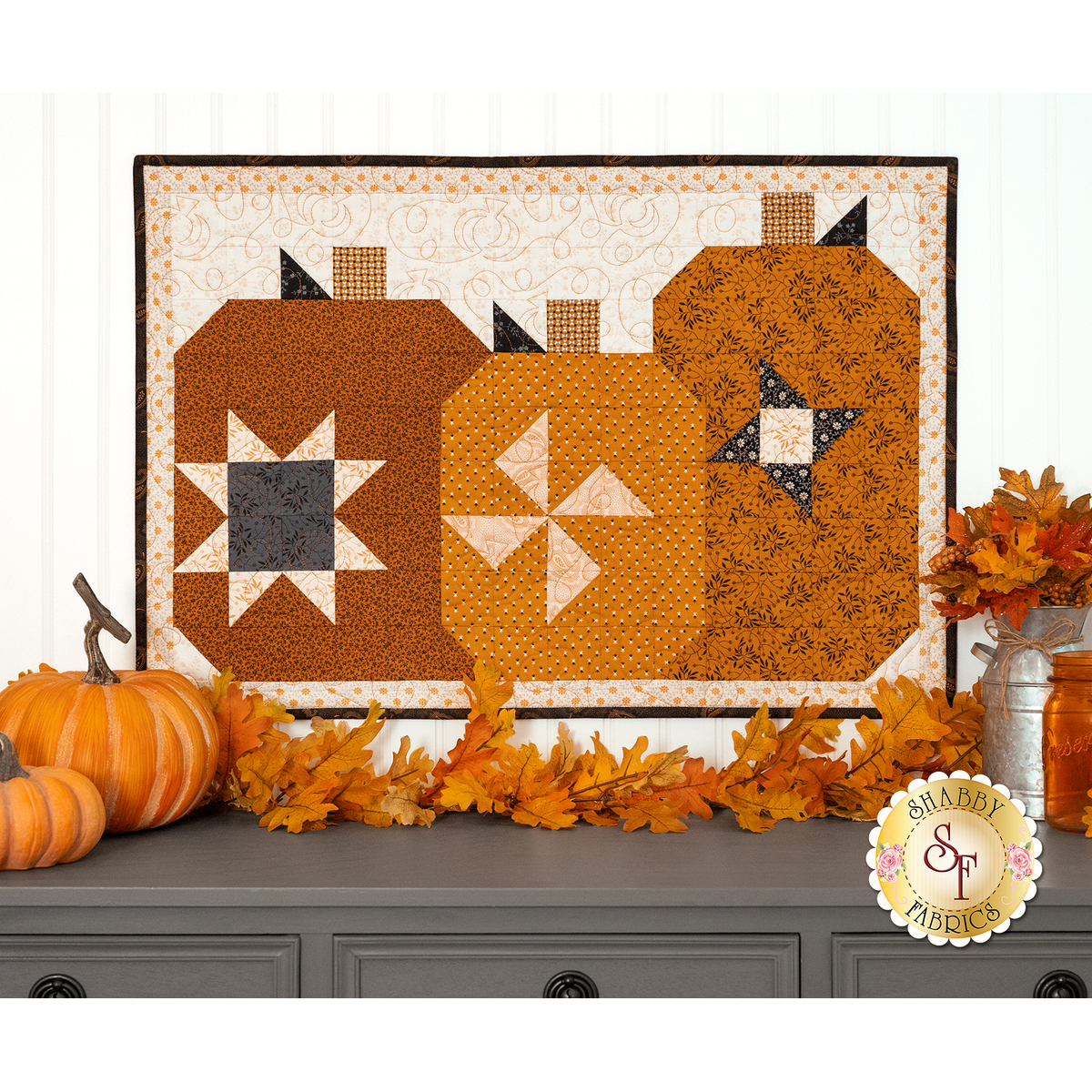 Fall Pumpkins - Harvest selling and Gathering Quilt