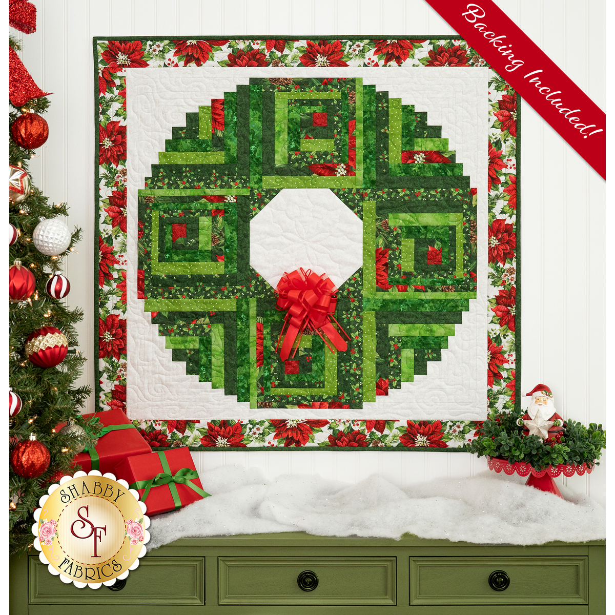 Gray and Red Christmas Gnome Wreath outlet Kit - Ribbon Kit - DIY Wreath Kit