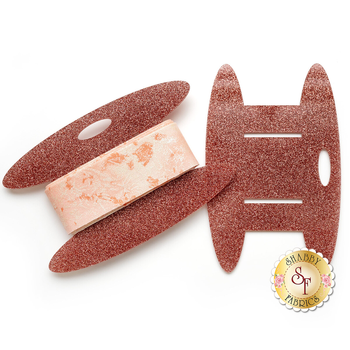 Wholesale Binding Spools: Pink/Gold Glitter Wholesale Binding Spools: Pink/Gold Glitter