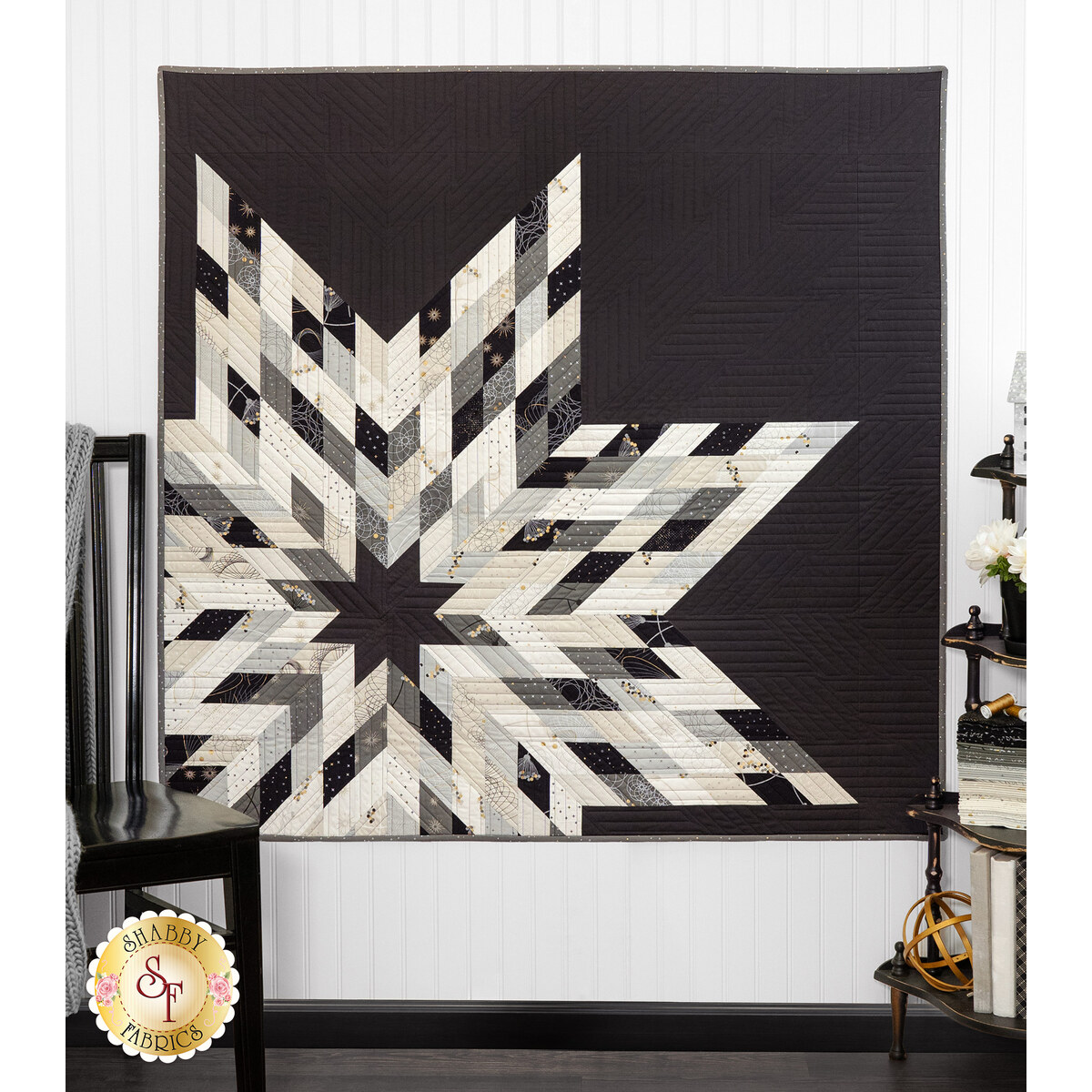 Mega Star Quilt Kit - Shimmer | Shabby Fabrics Mega Star Quilt Kit - Shimmer | Shabby Fabrics