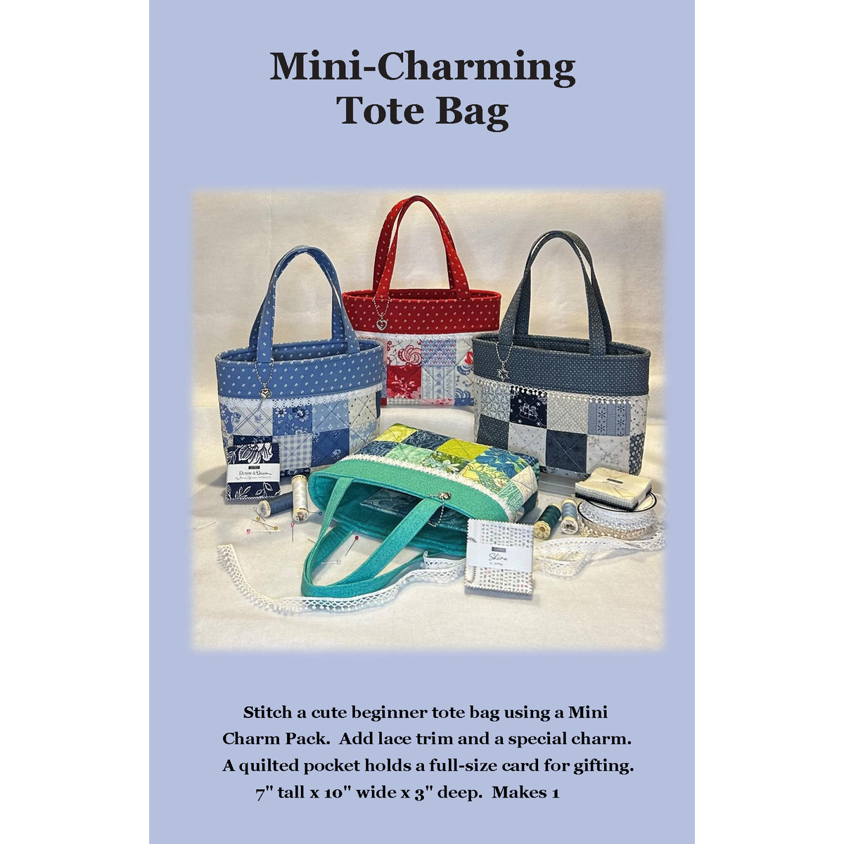 mini-charming-tote-bag-pattern-pdf-download-shabby-fabrics for Printable Tote Bag Pattern Free Mini-Charming Tote Bag Pattern - PDF Download | Shabby Fabrics for Printable Tote Bag Pattern Free