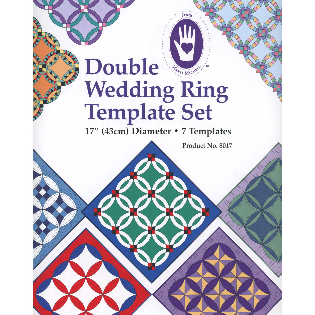 Double Wedding Ring Template Set 17\, image size:1200x1200