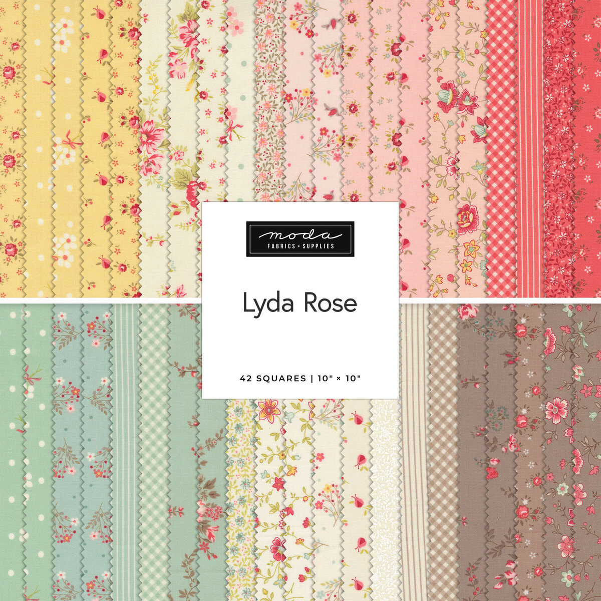 Lyda Rose Layer Cake by Bunny Hill Designs for Moda Fabrics