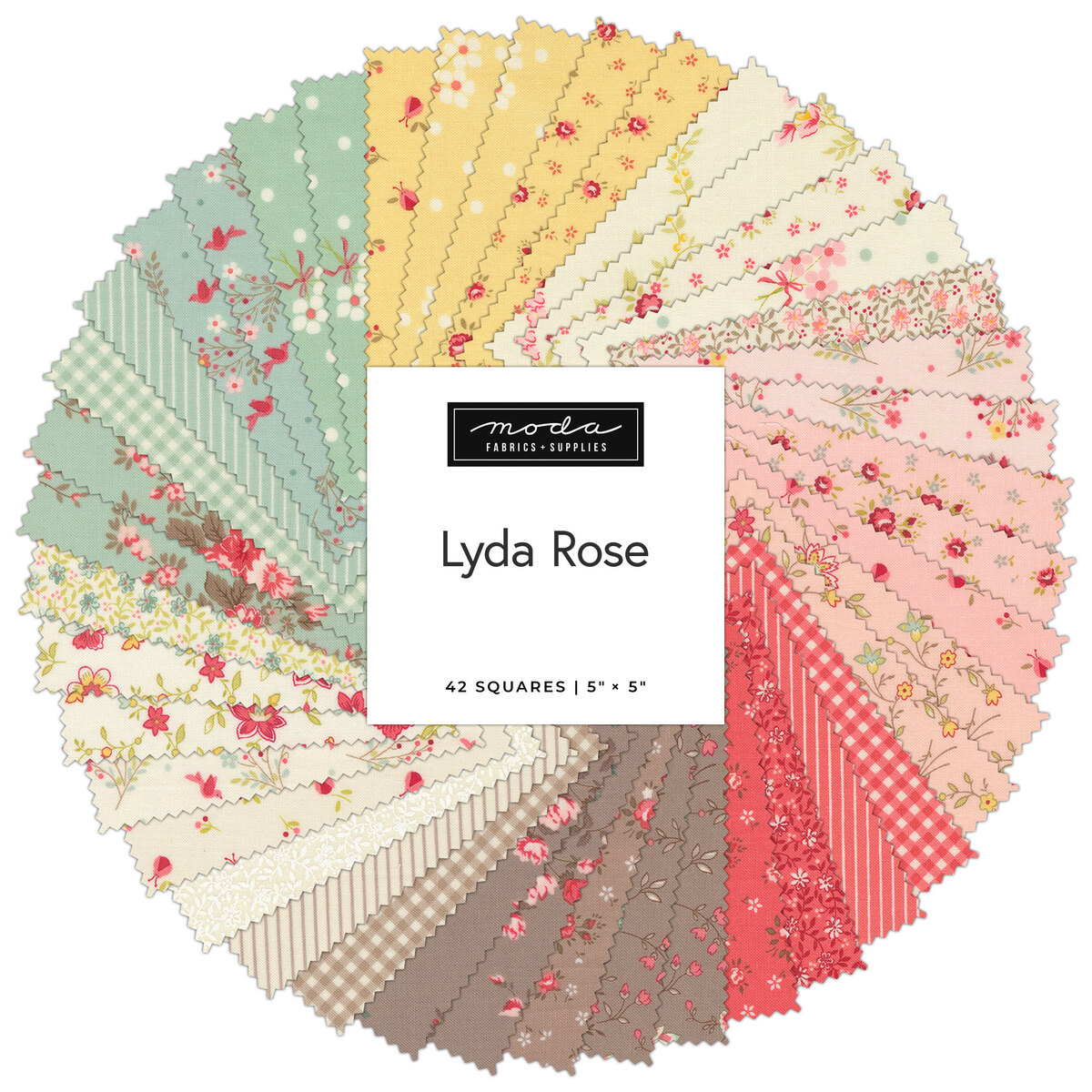Lyda Rose Charm Pack by Bunny Hill Designs for Moda Fabrics