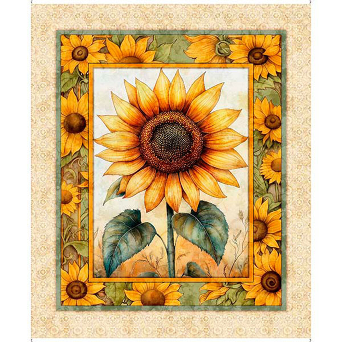 Sunflower Serenade 31800-X Panel Multi by Morris Creative Group