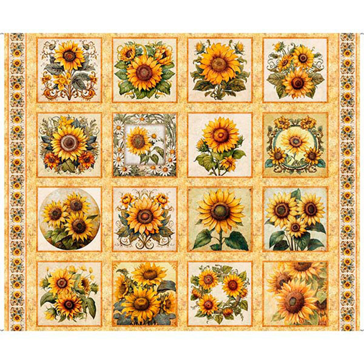 Sunflower Serenade 31801-S Maize by Morris Creative Group for QT