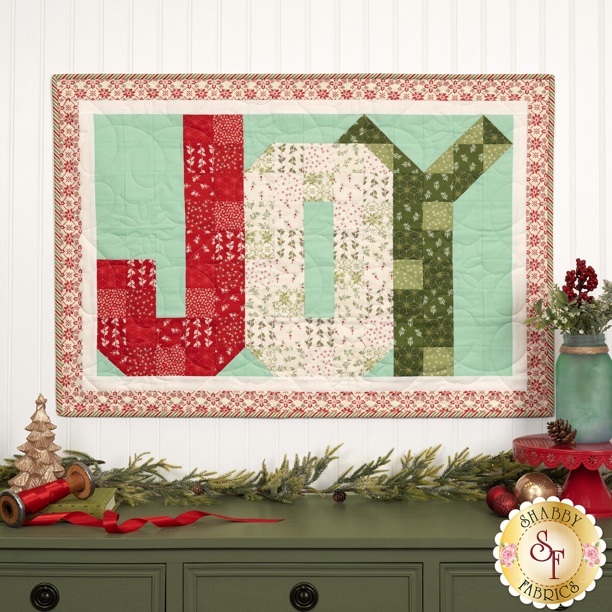 Patchwork Holiday Joy Kit - Sugarberry | Shabby Fabrics