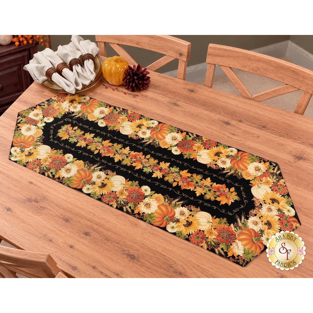 Easy Striped Table Runner Kit - Give Thanks | Shabby Fabrics