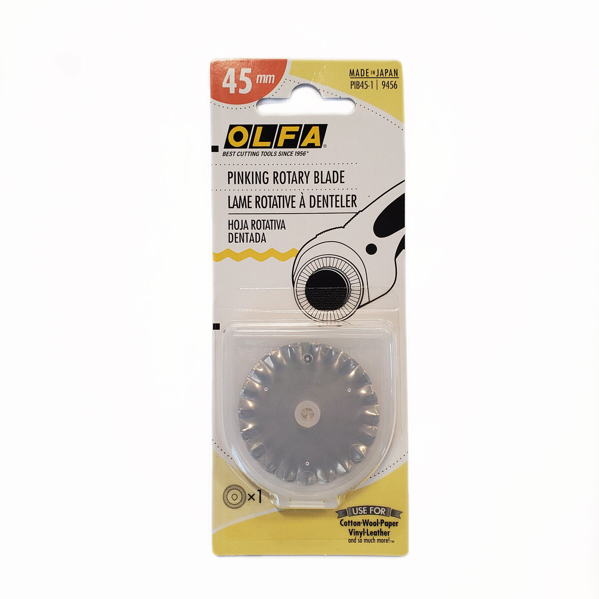 Fast and Easy - Rotary Pinking (Wave) Blade by Olfa. Available in Store  now!, By Ban Soon Sewing Machine Pte Ltd
